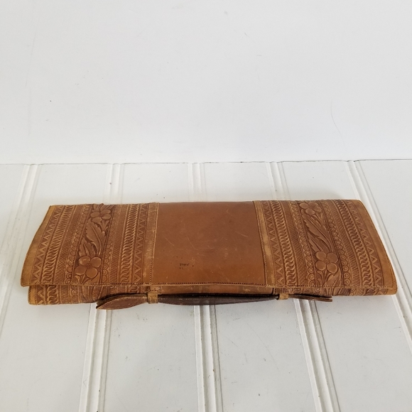 Vintage Office Leather Parchment Paper Holder Poshmark
